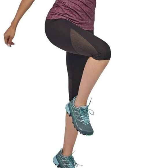 Patagonia Leggings Endless Run Capris black size xs - Picture 1 of 12